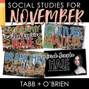 Preview of Social Studies for November