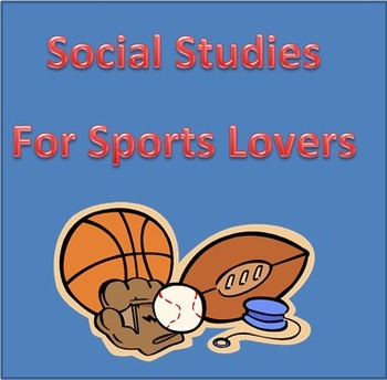 Preview of Social Studies Activites for Sports Lovers