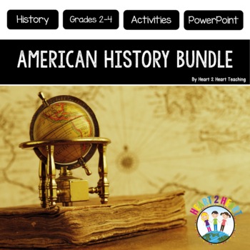 Preview of Social Studies Curriculum Full Year American History Worksheets & PowerPoints