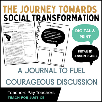 Preview of Social Transformation | Teach for Justice | Identity, Racism, Social Justice