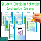 Social Work,Counselor or SEL Check in Activity- 4 options 