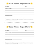 Social Worker Request Form