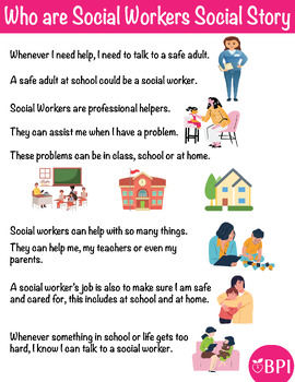 Preview of Social Worker Social Story