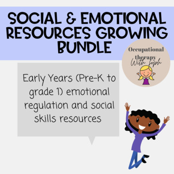 Preview of Social and Emotional Learning Activities for PreK to 1st grade: Growing bundle!