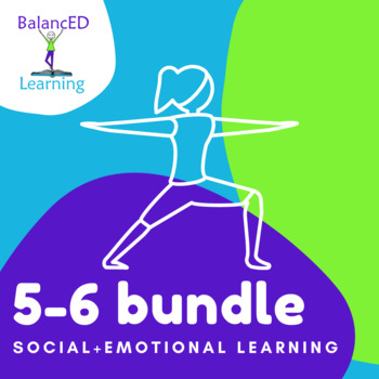 Preview of Social and Emotional Program BUNDLE Fifth & Sixth Grade