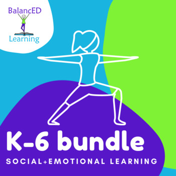 Preview of Social and Emotional Program BUNDLE Kindergarten through Sixth Grade