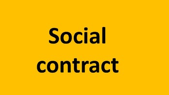 Preview of Social contract