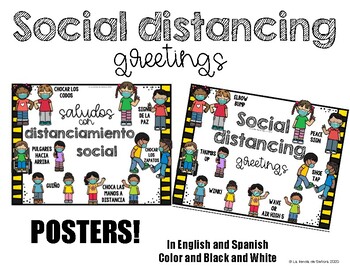Preview of Social distancing greetings