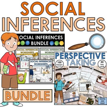 Preview of Social inferences bundle Social skills perspective taking SEL activities