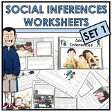 Social inferences worksheets activities social skills pers