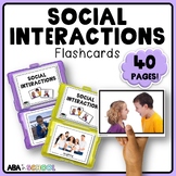 Social interactions flashcards - Emotion cards with pictur