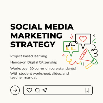 Preview of Social media marketing strategies - High School English Language Arts Lesson