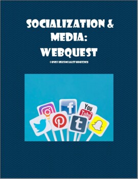 Preview of Socialization and Media Webquest (E-Learning): Looking Glass Self, Social Media