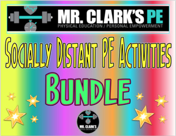 Preview of Socially Distant PE Activities Bundle
