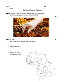 Preview of Societal Aspects of Chocolate Production (Topic 5.9)