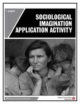 Preview of Sociological Imagination Application Activity