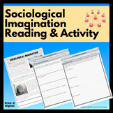Sociological Imagination Reading & Activity: Multiple Edit