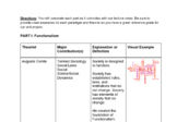 Sociological Paradigm Graphic Organizers