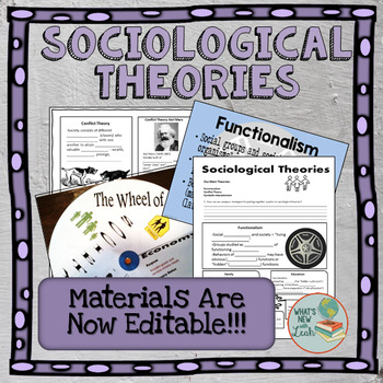 Preview of Sociological Theories Lesson