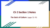 Sociology Ch 3 Culture Sections 1 & 2