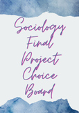 Sociology Choice Board Final