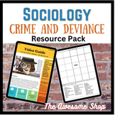 Sociology Crime and Deviance Reinforcement Activity Bundle