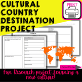 Intro to Sociology Research Project on World Cultures | Cu