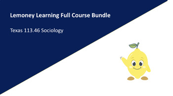 Preview of Sociology Full-Course Bundle (TEKS aligned)