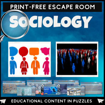 Preview of Sociology Quiz Escape Room