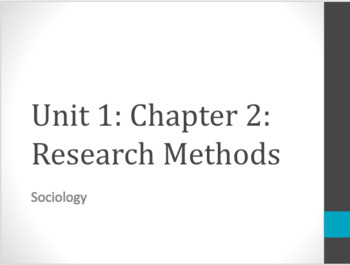 Preview of Sociology Research Methods
