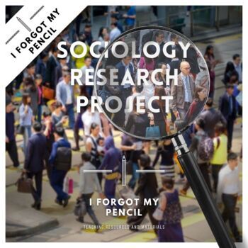 Preview of Sociology Research Project · Editable