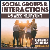 Sociology Social Interaction Unit - Groups, Status, & Roles 
