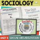 Sociology Social Organization Interactive Notebook Complete Unit