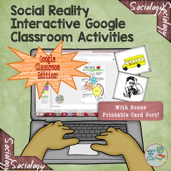 Preview of Sociology Social Reality For Google and OneDrive Distance Learning