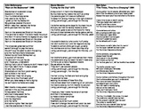 Sociology - Song Lyric Analysis activity