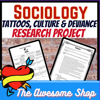 Preview of Sociology Tattoo Research Poster Project Culture & Deviance