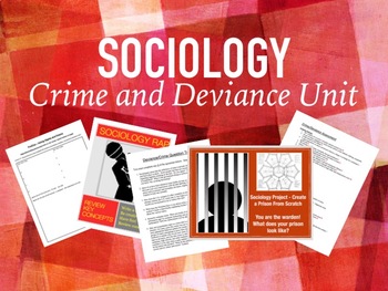 Preview of Sociology Unit - Crime and Deviance