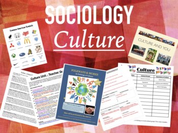 Preview of Sociology Unit - Culture
