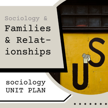 Preview of Sociology Unit Plan: Families & Relationships