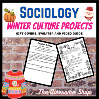 Preview of Sociology Winter Culture Bundle