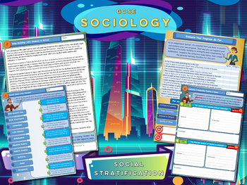 Preview of Sociology Workbook - Social Stratification, Power & Authority