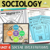 Sociology and Social Institutions Interactive Notebook Com