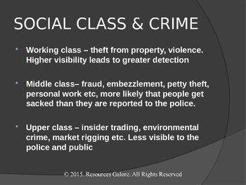 Sociology of Crime & White-Collar, Blue-Collar & Corporate Crimes