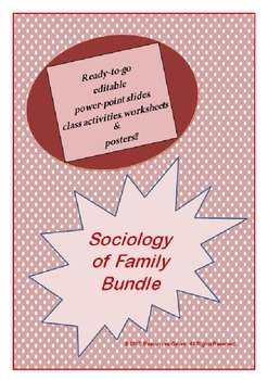 Preview of Distance Learning: Sociology of Family Bundle