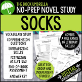 Socks Novel Study { Print & Digital }