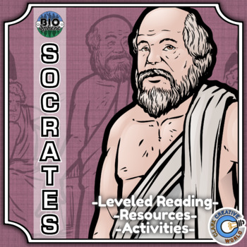 Preview of Socrates Biography - Reading, Digital INB, Slides & Activities