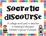 Socratic Discourse Posters