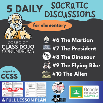 Preview of Socratic Discussion Activities | Class Dojo Conundrums #6-10