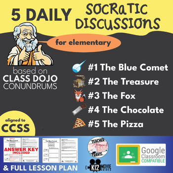 Preview of Socratic Discussion Activities | Class Dojo Conundrums #1-5