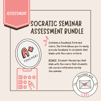 Preview of Socratic Seminar Assessment Bundle